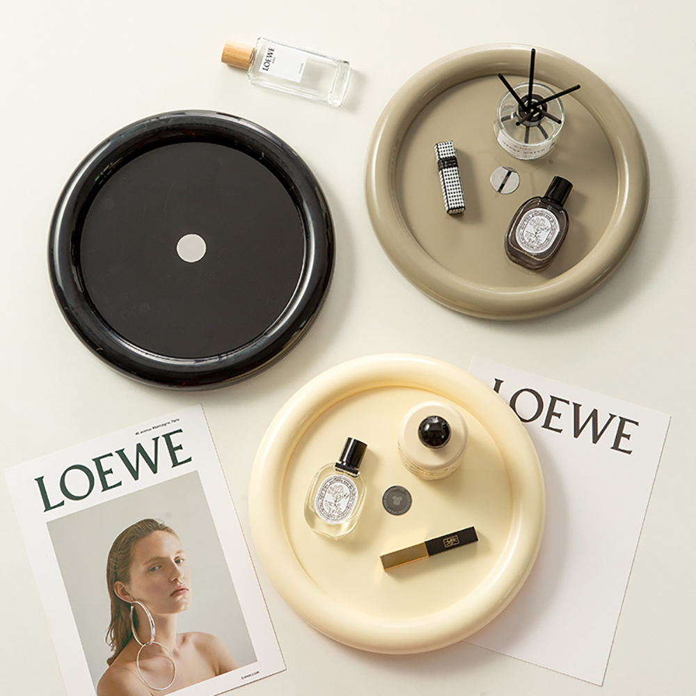 Luxury Skincare Makeup - Rotating Cosmetic Organizer Light Luxury Perfume