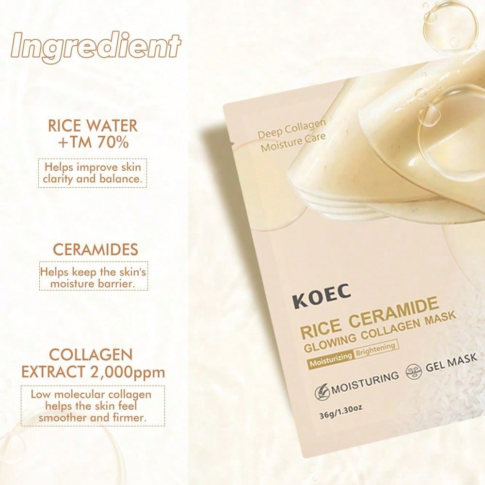 Rice 70 Glow Collagen Mask Ove - Luxury Skincare Mask 评论和价格