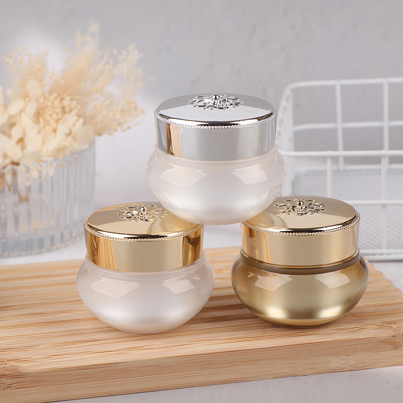 Acrylic Empty Travel Cream Jar - Luxury Skincare Makeup 评论和价格