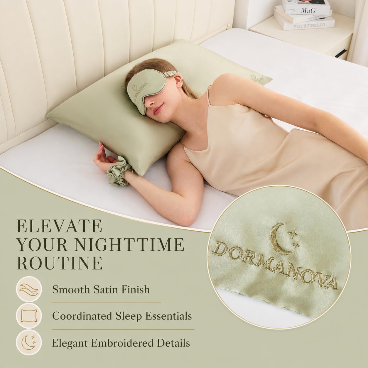 Luxury Satin Sleep Set – Satin - Luxury Skincare Mask 评论和价格