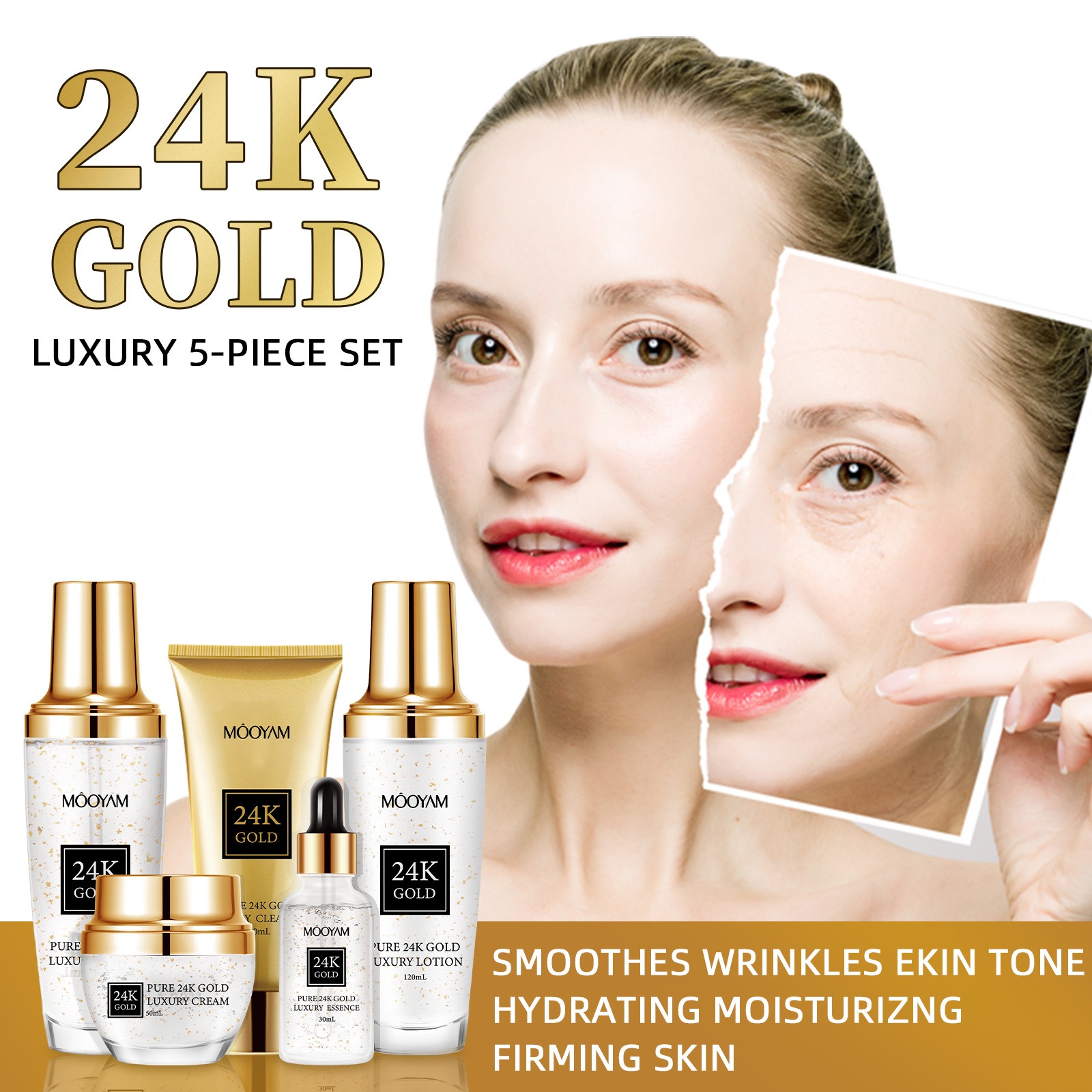 24K Gold LUXURY Moisturizin An - Luxury Skincare Moisturizer 评论和价格