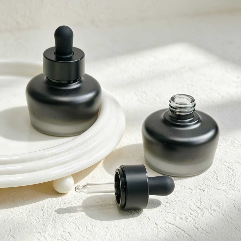 30ml Frosted Glass Dropper Bot - Luxury Skincare Serum 评论和价格