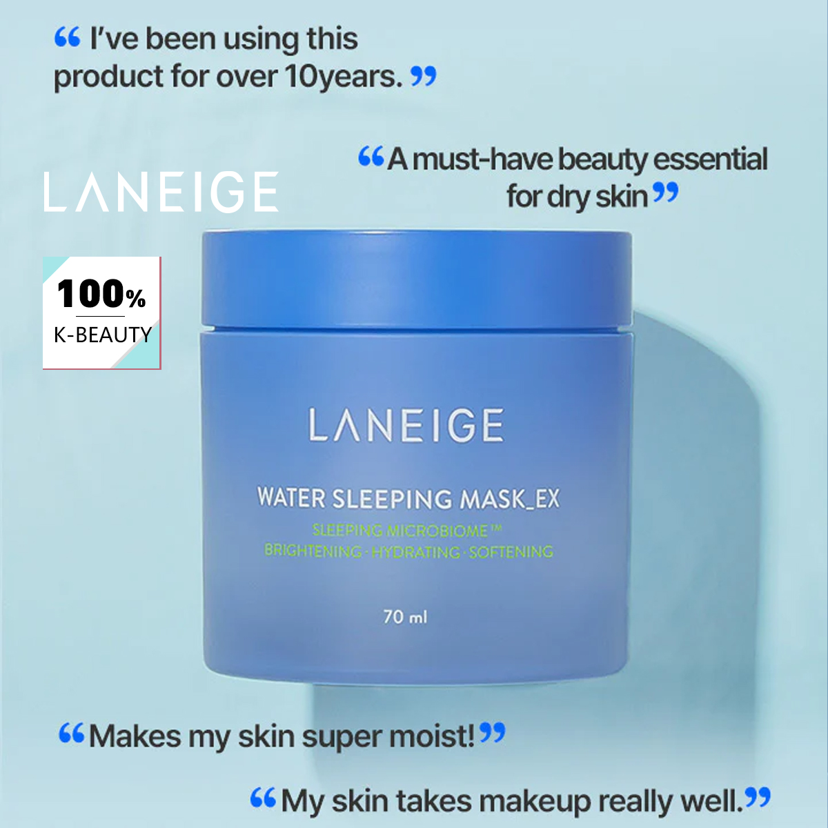 LANEIGE Water Sleeping Mask 70 - Luxury Skincare Mask 评论和价格
