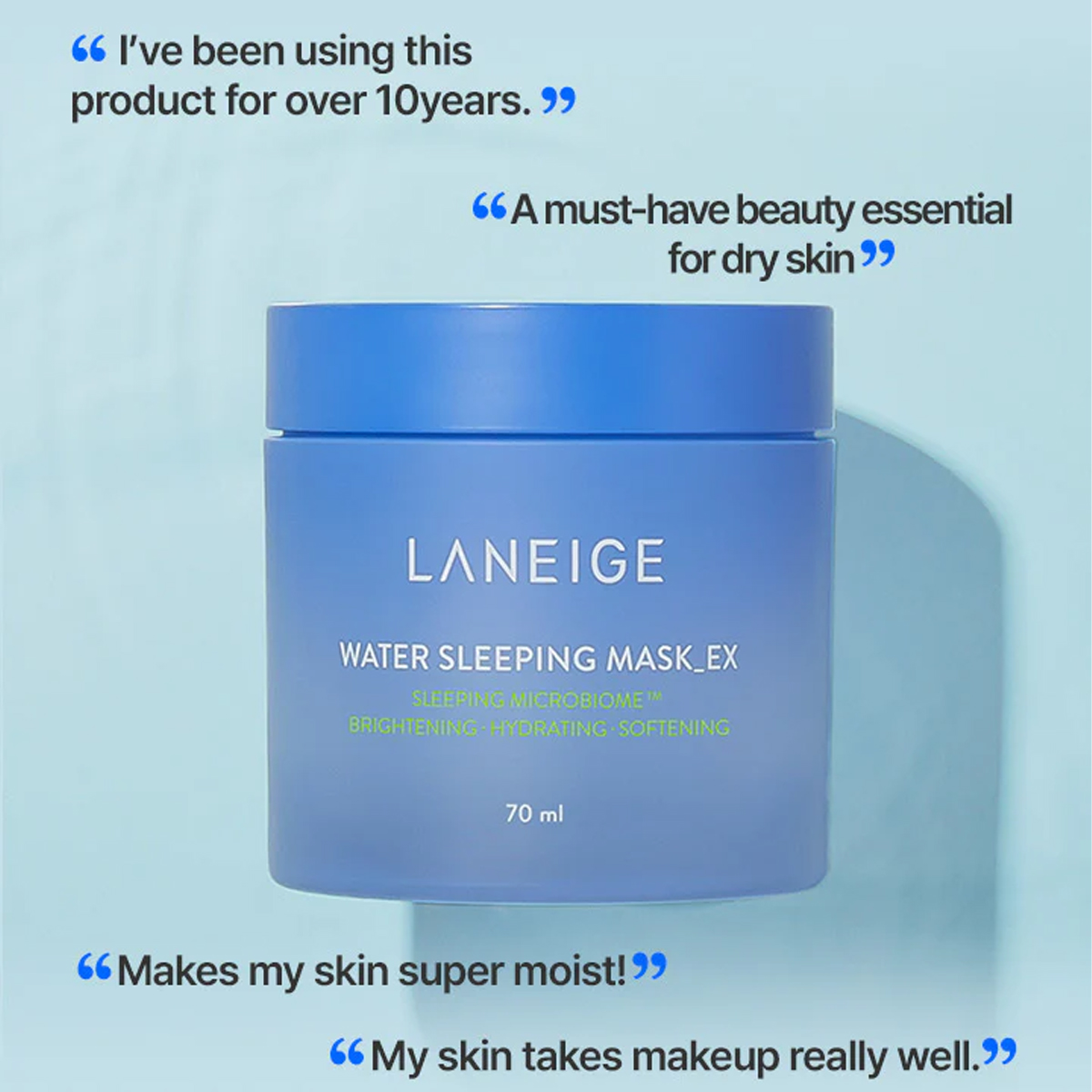 LANEIGE Water Sleeping Mask 70 - Luxury Skincare Mask 评论和价格