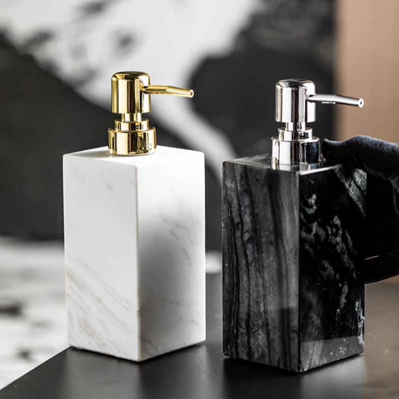 Natural Marble Soap Dispenser  - Luxury Skincare Jars 评论和价格