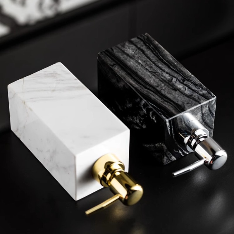 Natural Marble Soap Dispenser  - Luxury Skincare Jars 评论和价格
