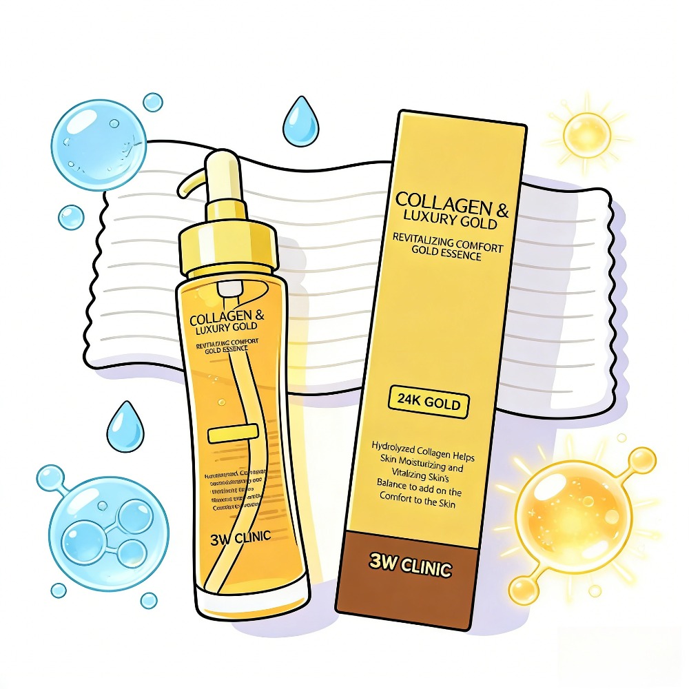 3WCLINIC Collagen & Luxury Gol - Luxury Skincare Serum 评论和价格